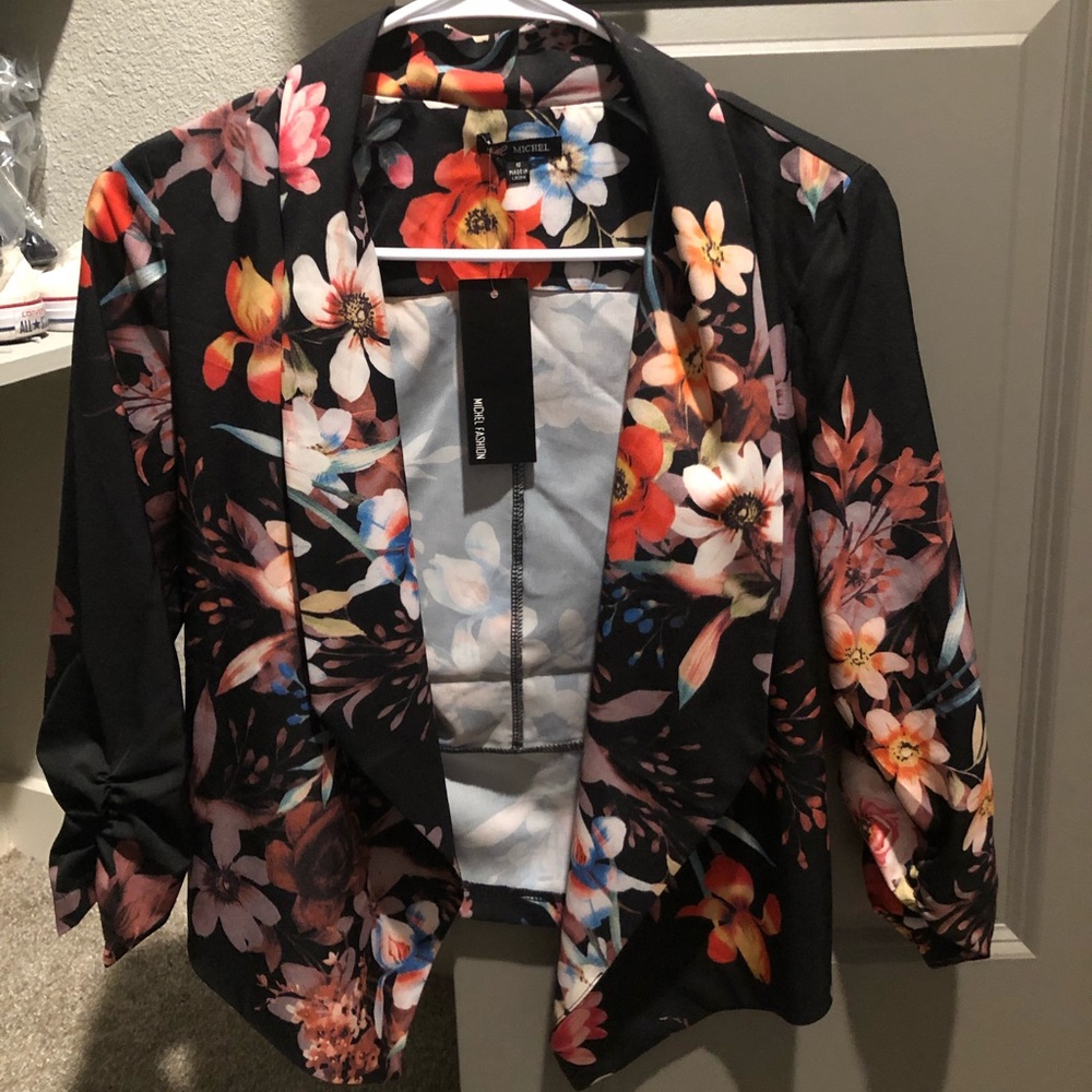 Floral Blazer